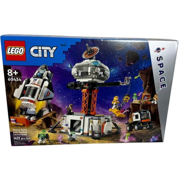 Brand New Sealed LEGO CITY: Space Base and Rocket Launchpad (60434) - Picture 1 of 3